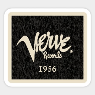 Black Square Verve Records 1956 Sticker